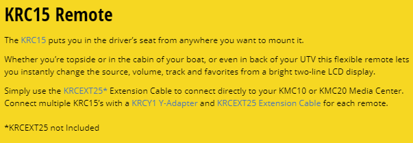 Kicker KRC15